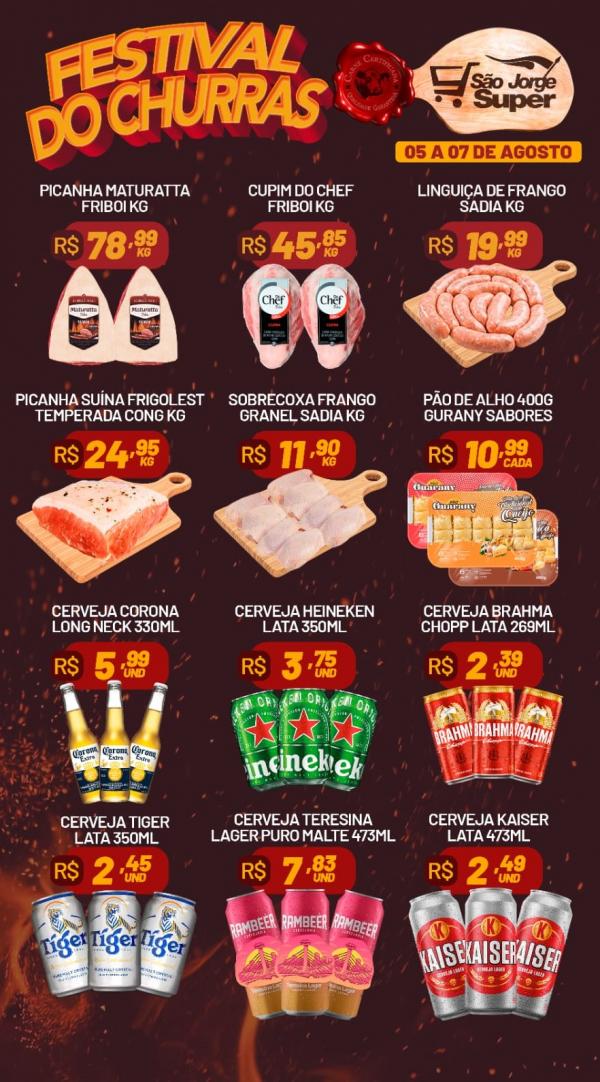 Aproveite as ofertas do Fim de Semana no São Jorge Super