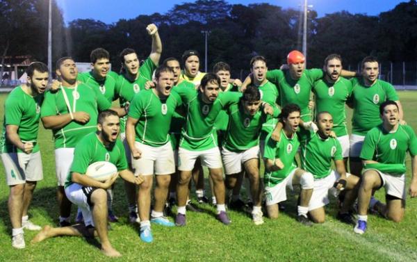 Piau&iacute; Rugby durante conquista do vice-campeonato da Liga Nordeste.(Imagem:Emanuele Madeira)