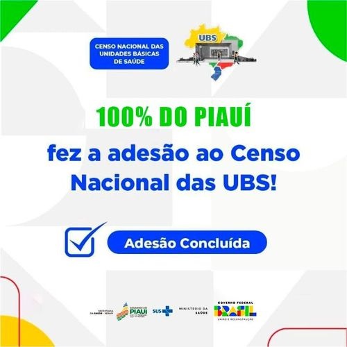 Censo das UBSs: 100% dos municípios do Piauí fizeram adesão e Sesapi reforça sobre 2ª etapa