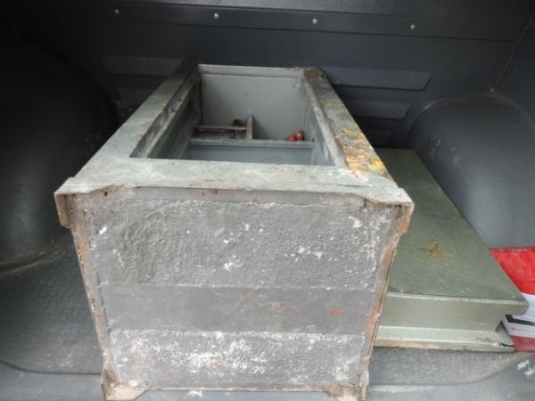 Ap&oacute;s arrombamento, PM encontra cofre de distribuidora de g&aacute;s em Bar&atilde;o de Graja&uacute;.(Imagem:FlorianoNews)