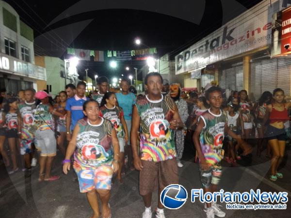 Desfile de escolas de acesso marca domingo de carnaval em Floriano.(Imagem:FlorianoNews)