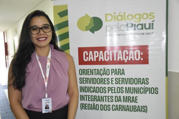 Estela Miridan, diretora de Saneamento da Agrespi.(Imagem:Francisco Gil&aacute;sio)
