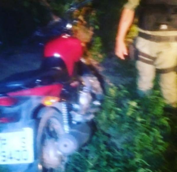 PM recupera moto tomada de assalto em Floriano