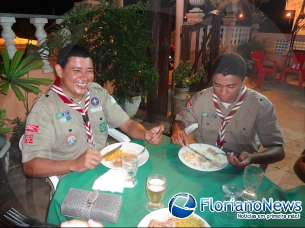 Grupo Sebasti&atilde;o Martins comemora Dia Mundial do Escoteiro.(Imagem:FlorianoNews)
