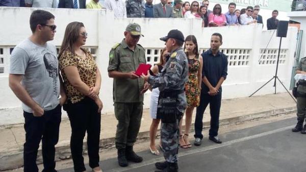 Pol&iacute;cia Militar realiza solenidade de passagem de comando em Floriano.(Imagem:3&ordm; BPM)