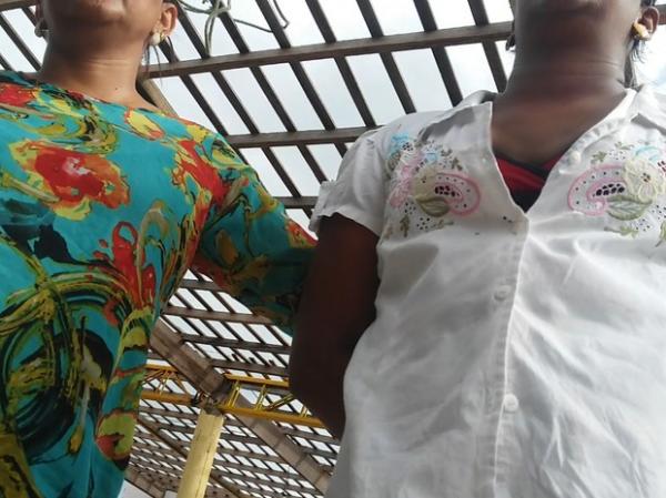 Filhas de sal&atilde;o de umbanda n&atilde;o quiseram se identificar.(Imagem:Ellyo Teixeira/ G1)