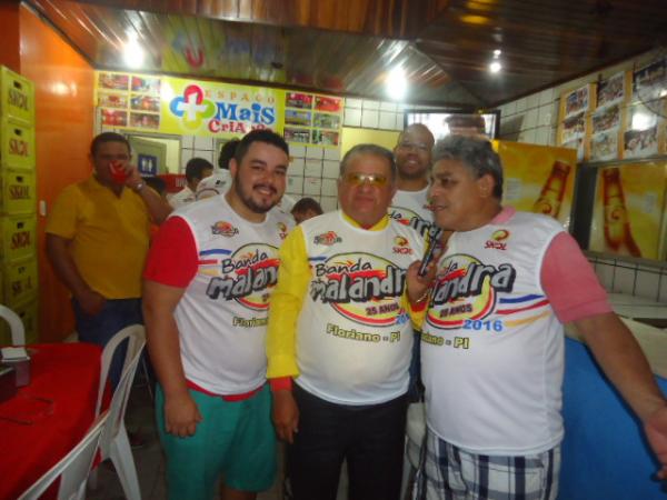 Alegria e bom humor marcam pr&eacute;via de Carnaval da Banda Malandra em Floriano.(Imagem:Alegria e bom humor marcam pr&eacute;via de Carnaval da B)
