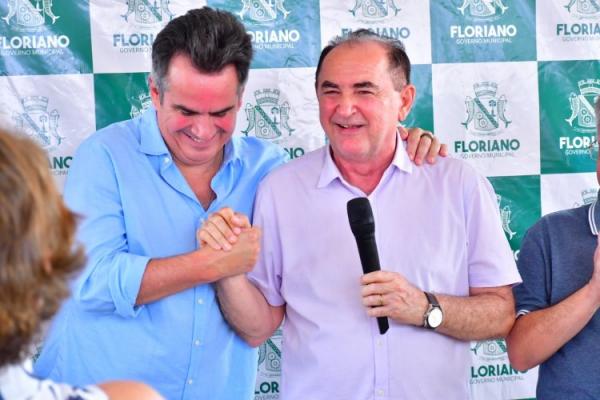 Solenidade marca inaugura&ccedil;&atilde;o da pavimenta&ccedil;&atilde;o asf&aacute;ltica das ruas Defala Attem e Elias Oka em Floriano.(Imagem:Secom)