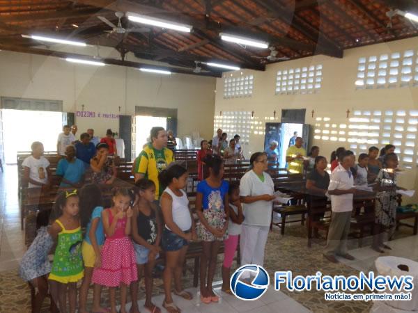 Alvorada marcou in&iacute;cio dos festejos de S&atilde;o Jo&atilde;o Batista em Floriano.(Imagem:FlorianoNews)