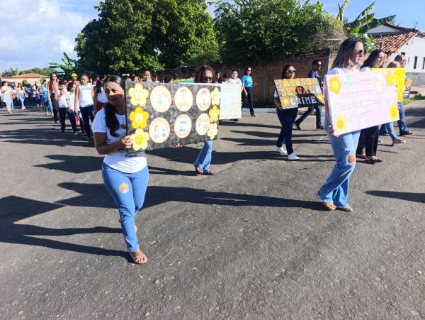 Prefeitura de Barão de Grajaú realiza caminhada da campanha Faça Bonito em combate ao abuso sexual infantil(Imagem:FlorianoNews)