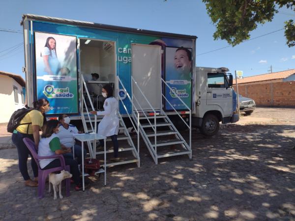 Vacim&oacute;vel de Floriano percorre bairros em Campanha de Multivacina&ccedil;&atilde;o e contra a Poliomielite.(Imagem:FlorianoNews)