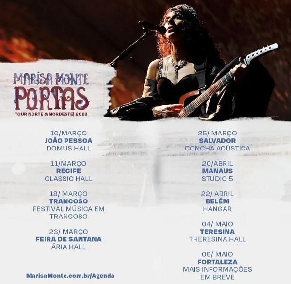  Marisa Monte traz turn&ecirc; 