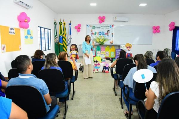 Abril Azul: Educação de Floriano promove ação para fortalecer a inclusão de crianças autistas(Imagem:Secom)